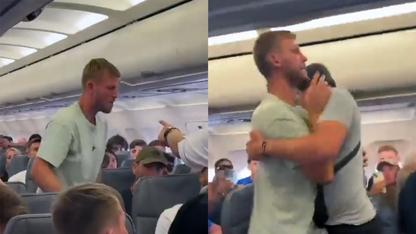 passenger tried to open flight door