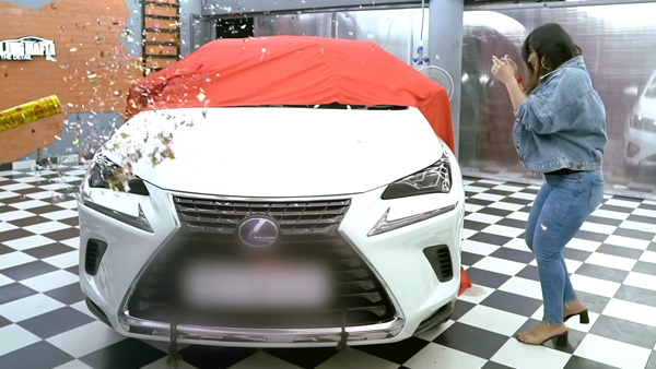 Sunitha buys lexus nx 300h car