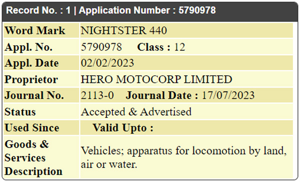 harley davidson nightster 440