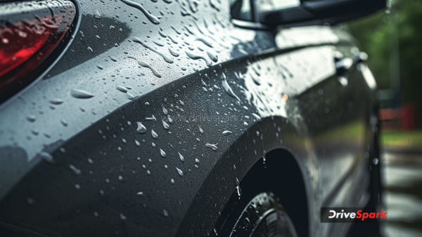 How to clean car after rain