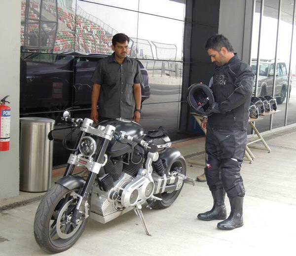 ms dhonis bike & car collection