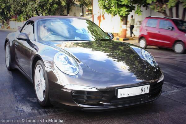 Ram kapoor porsche stands out on road