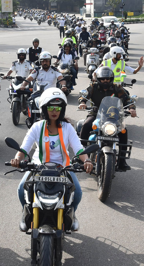 ride with soldiers bengaluru event