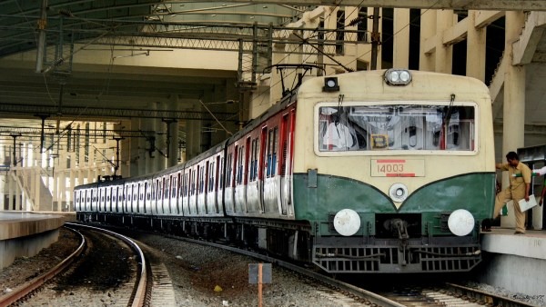 Chennai suburban train ladies coach