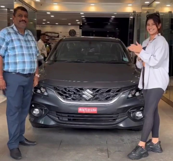 Anjali Arora Gifts Father A Maruti Suzuki Baleno