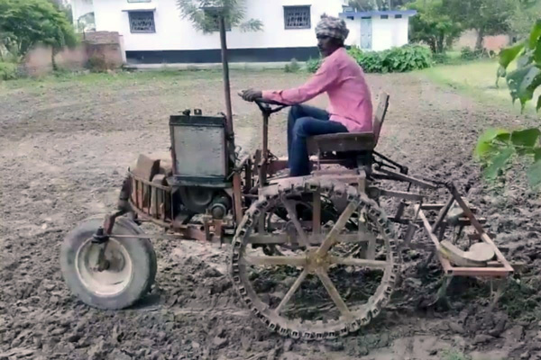 Farmer Builds Tractor