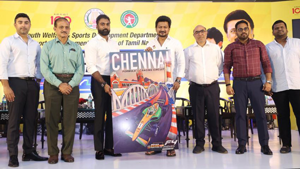 Night street racing circuit chennai