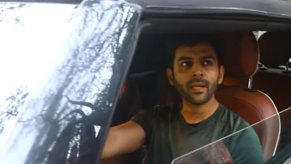 Kartik Aaryan Spotted In Luxury car