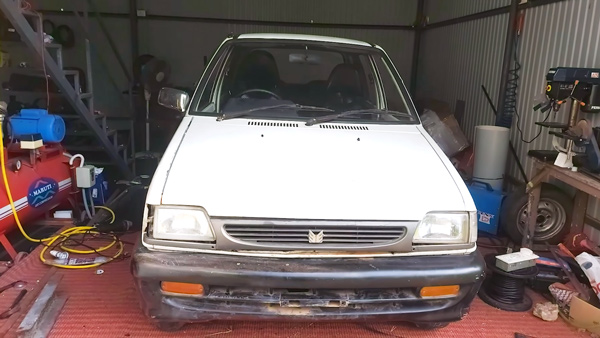 Maruti 800 electric car front