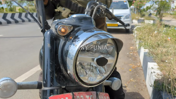 royal enfield bobber 350 spied