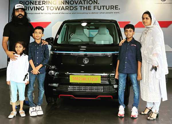 Sajid Yahiya Buys MG Comet EV