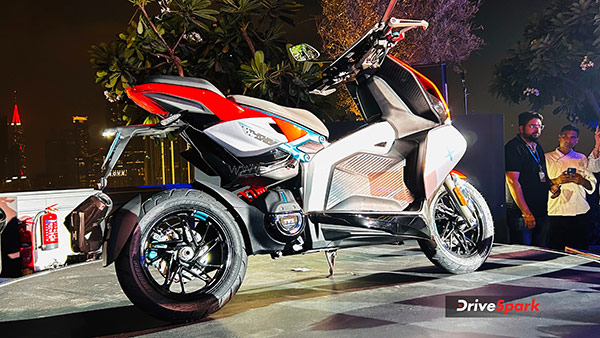 Tvs x e scooter rear style
