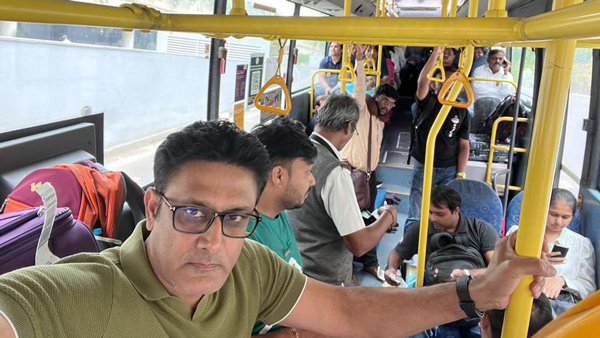 Anil Kumble BMTC Bus Ride