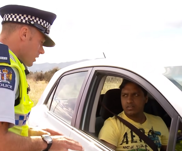 indian couple caught speeding in foreign