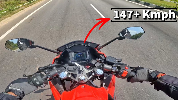 hero karizma top speed run