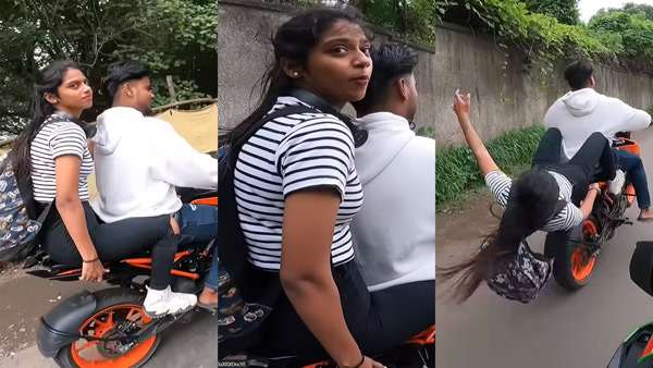 KTM Duke-Kawasaki Ninja ZX10 R Race On Public Road