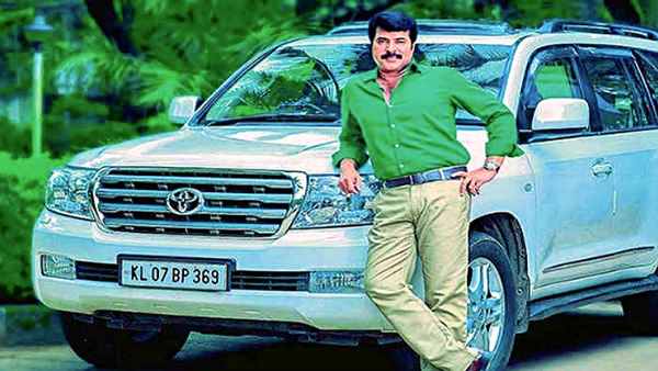 mammootty car fancy number