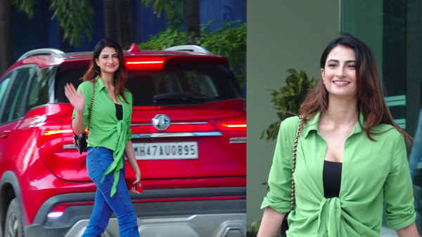 Palak Tiwari Spotted In MG Hector