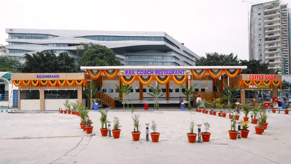 rail coach restuarant in hyderabad