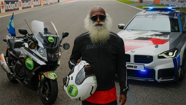 sadhguru motogp bharat
