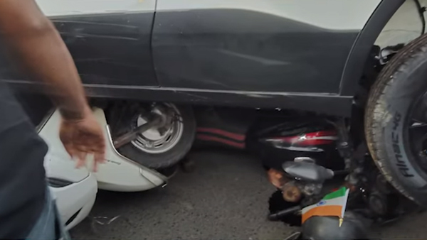 Tata punch loses control