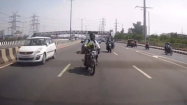 biker lane change crash