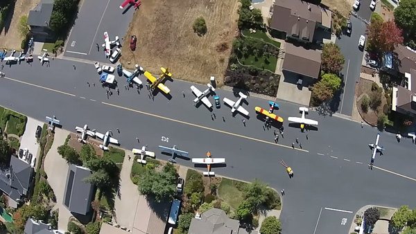 Cameron airpark top view