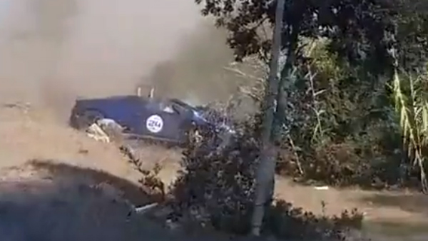 Actress met accident in italy