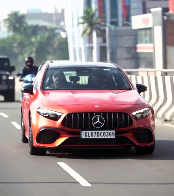 actor mammootty owned amg a45s