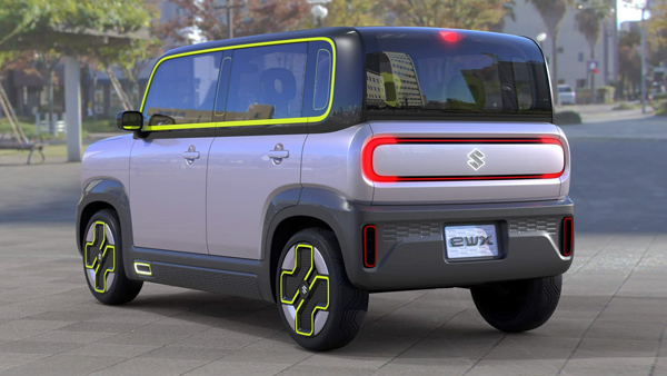 Suzuki ewx concept rear design Suzuki ewx concept rear design
