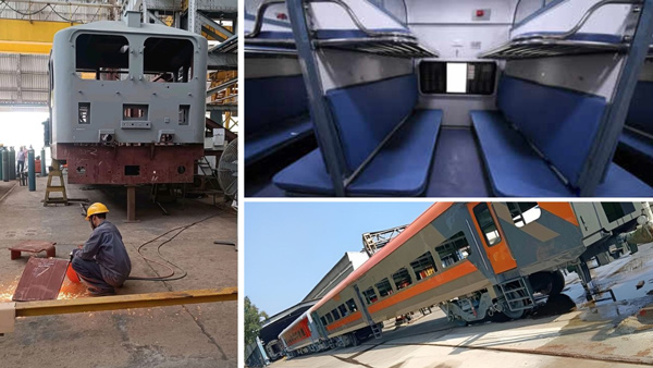 vande sadharan train first pictures