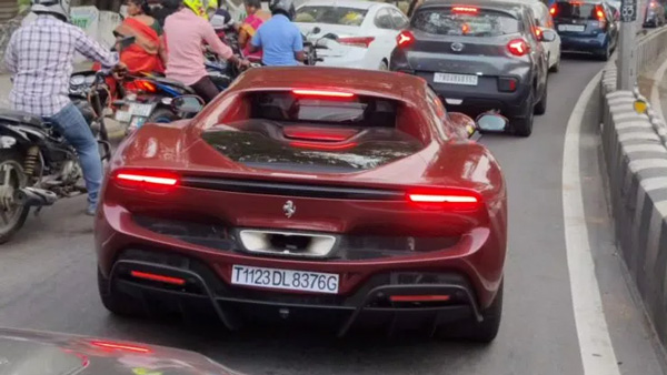 Dulquer salmaan ferrari car