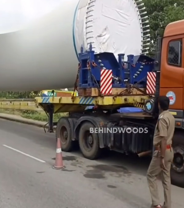 windmill blade trailer fined