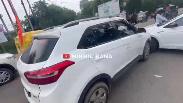 Hyundai Creta-Volkswagen Virtus Accident