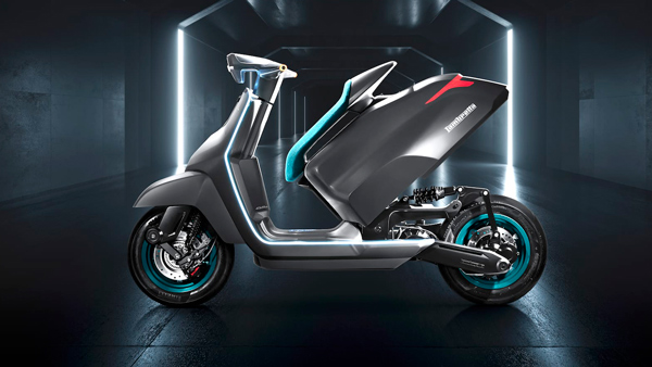 lambretta elettra electric scooter concept