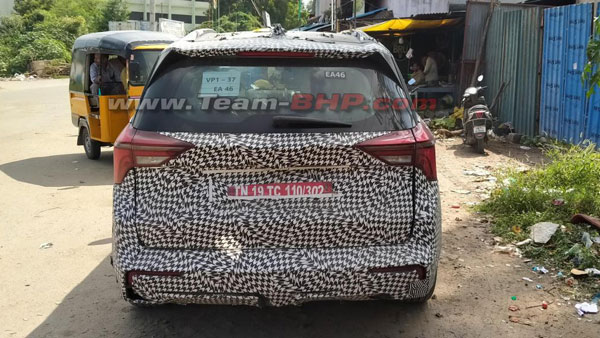 mahindra xuv700 electric car spied