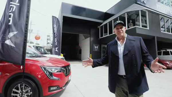 mathew hayden buys mahindra scorpio-n