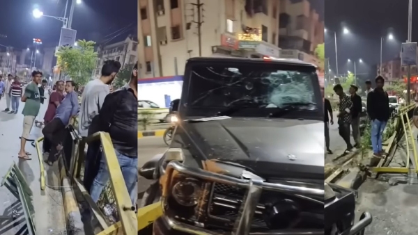 Mercedes benz g63 amg crashed