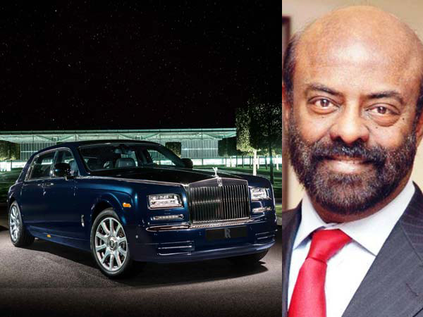 HCL shiv nadar rolls royce phantom