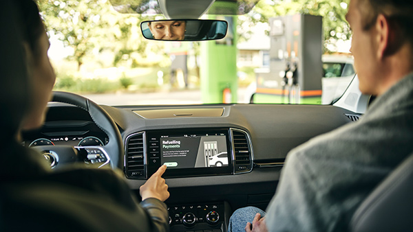 skoda in car payment