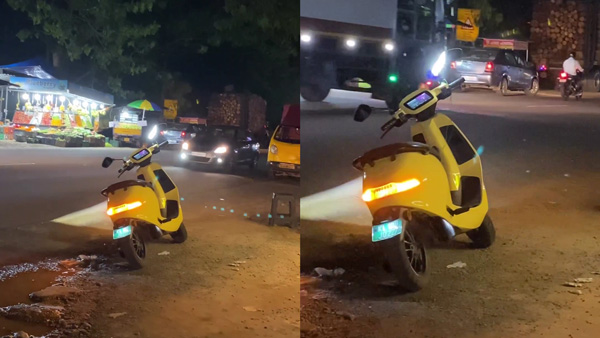 Street vendor uses ola s1 pro