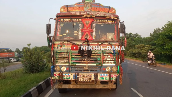 accident between fortuner and lorry