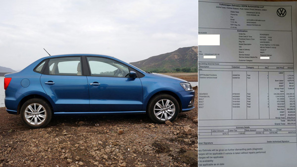 Volkswagen dsg failure bill with car