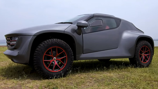 Volvo xc90 turned into off roader rear side