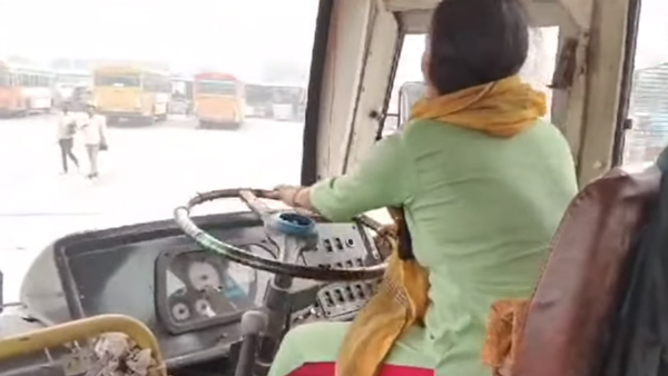 postgraduate woman becomes bus driver