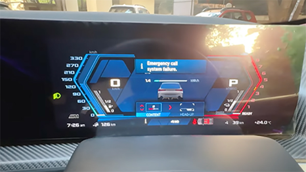 Bmw xm screen Bmw xm screen