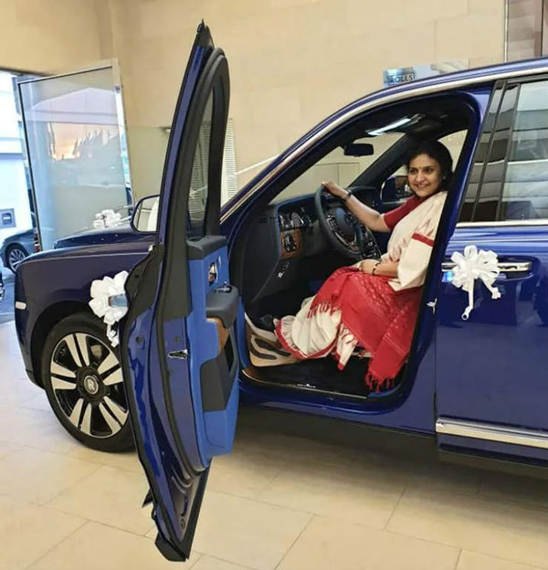 Abhini Sohan Roy With Rolls Royce Cullinan