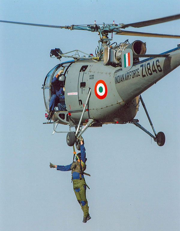 Helicopter rescue in tirunelveli
