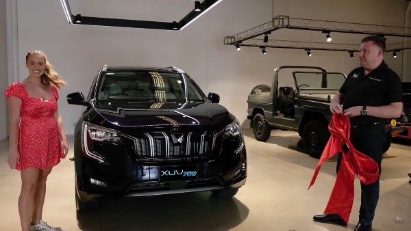 Grace hayden mahindra xuv700 takes delivery