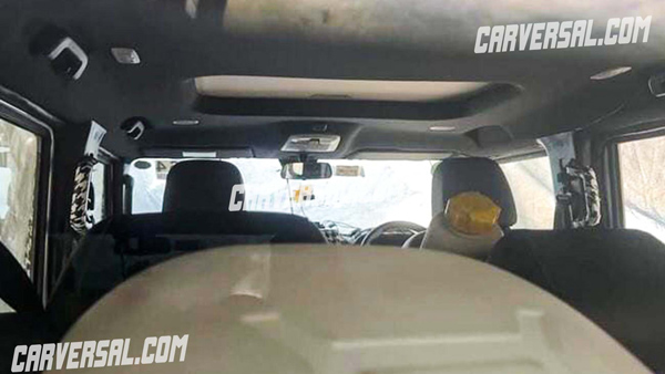 mahindra thar 5-door interior images